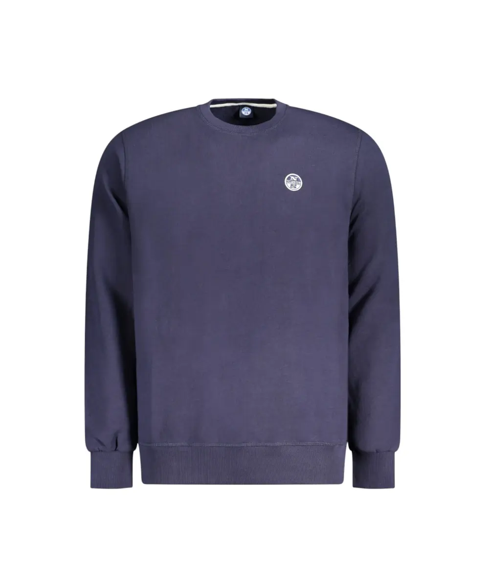 North Sails- Ανδρικό Φούτερ Hoodie Regular Fit 993011-000-0802 Μπλε Σκούρο