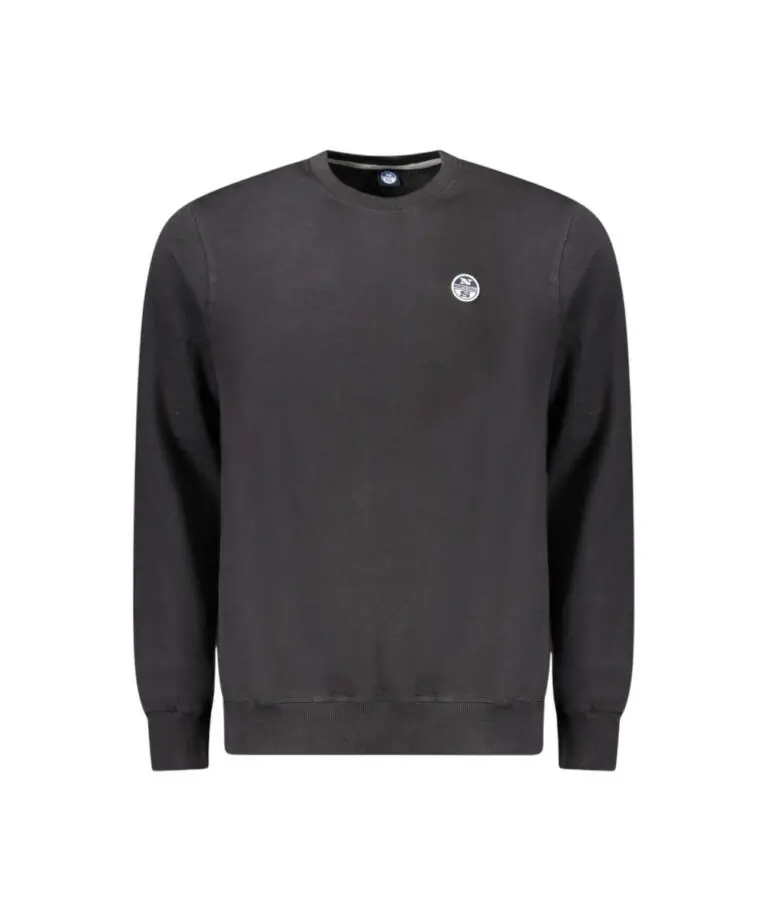 North Sails- Ανδρικό Φούτερ Hoodie Regular Fit 993011-000-0999 Μαύρο