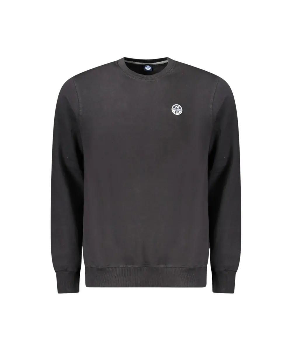 North Sails- Ανδρικό Φούτερ Hoodie Regular Fit 993011-000-0999 Μαύρο