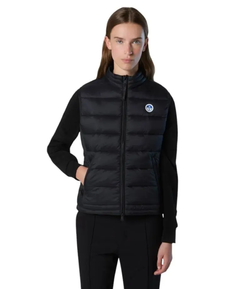 North Sails - Γυναικείο Αμάνικο Μπουφάν Galia Vest 000016-000-0937 Μαύρο
