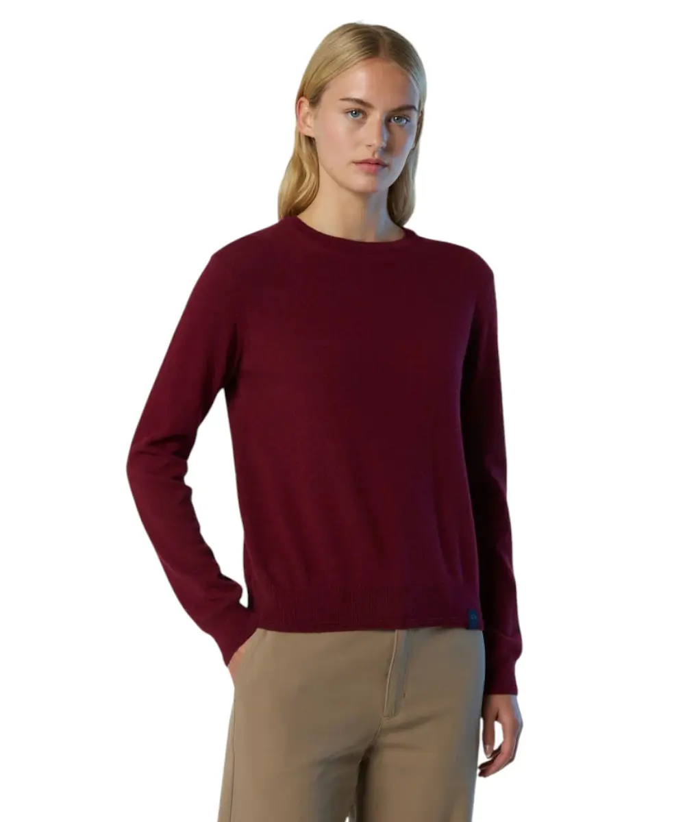 North Sails - Γυναικείο Πουλόβερ Cashmere Blend Sweater 095510-000-0240 Μπορντό