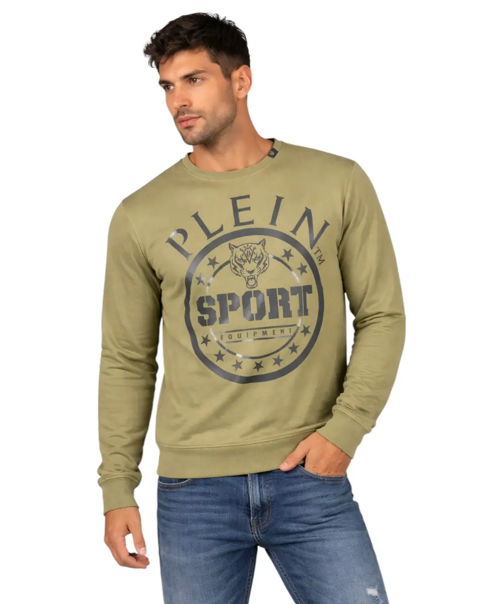 Plein Sport - Ανδρικό Φούτερ FIPS208-32 Λαδί