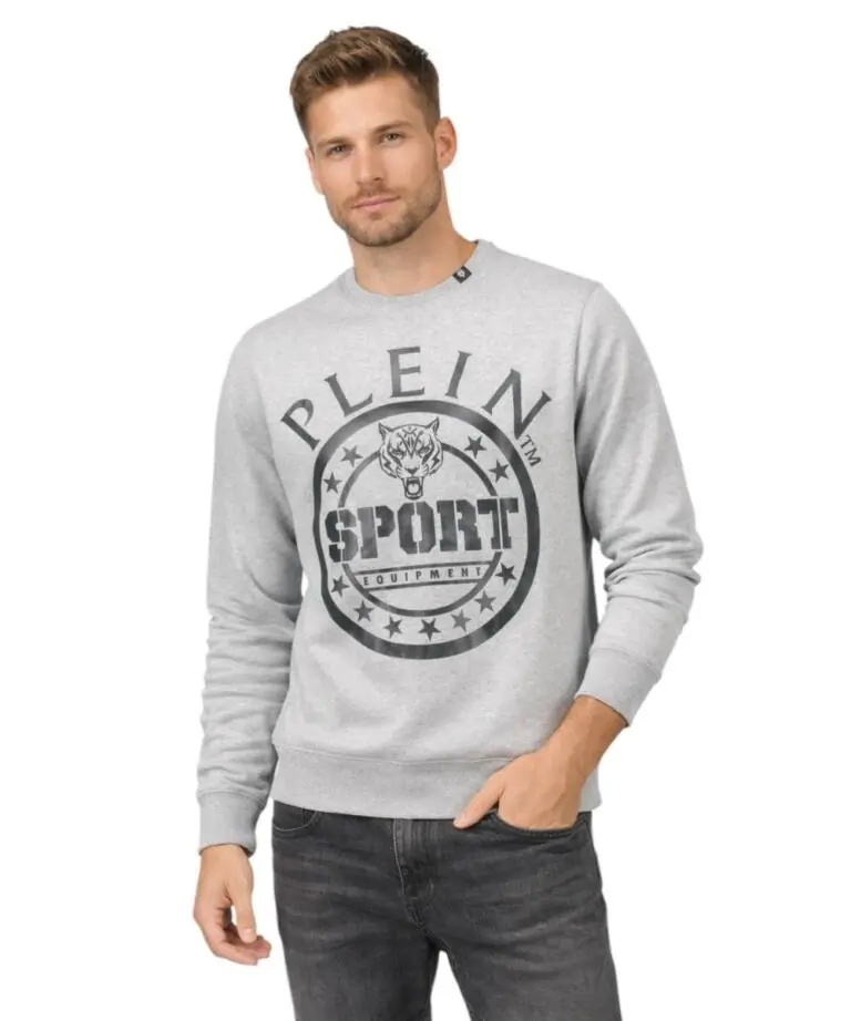 Plein Sport - Ανδρικό Φούτερ FIPS208-94 Γκρι