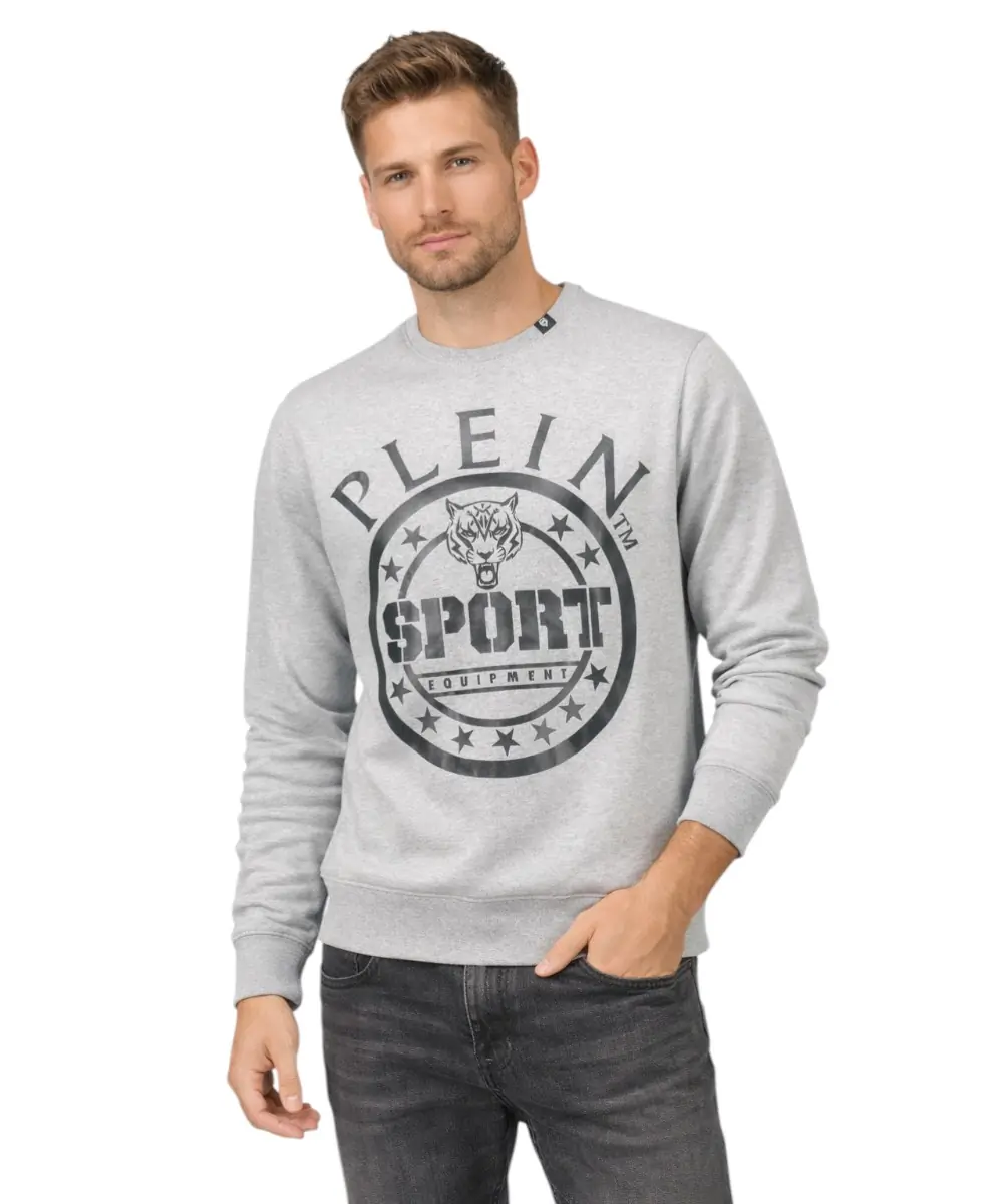 Plein Sport - Ανδρικό Φούτερ FIPS208-94 Γκρι
