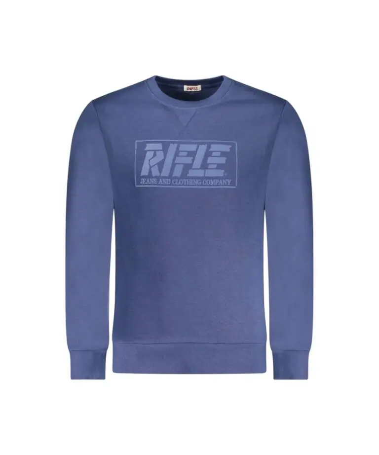 Rifle Jeans - Ανδρική Μπλούζα Φούτερ Regular Fit RFF415-DENIM Μπλε