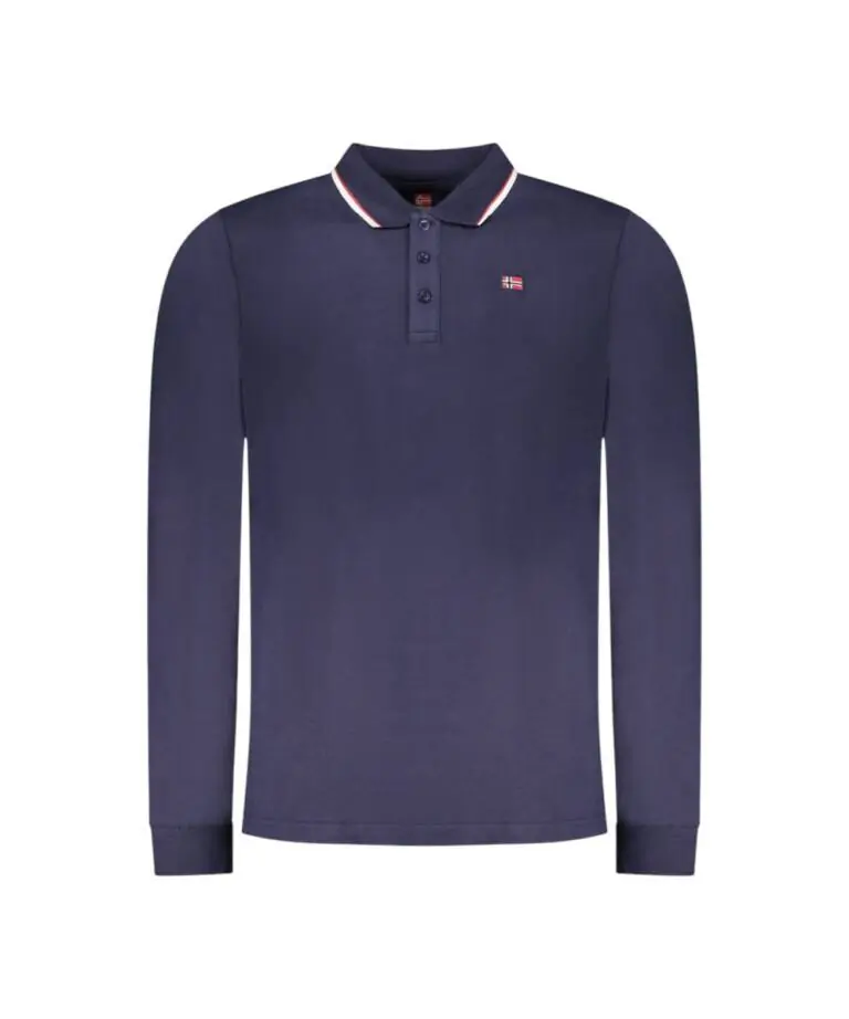 Scuola Nautica Italiana - Ανδρική Μπλούζα Μακρυμάνικη Πόλο 848871-NAVY Μπλε Σκούρο