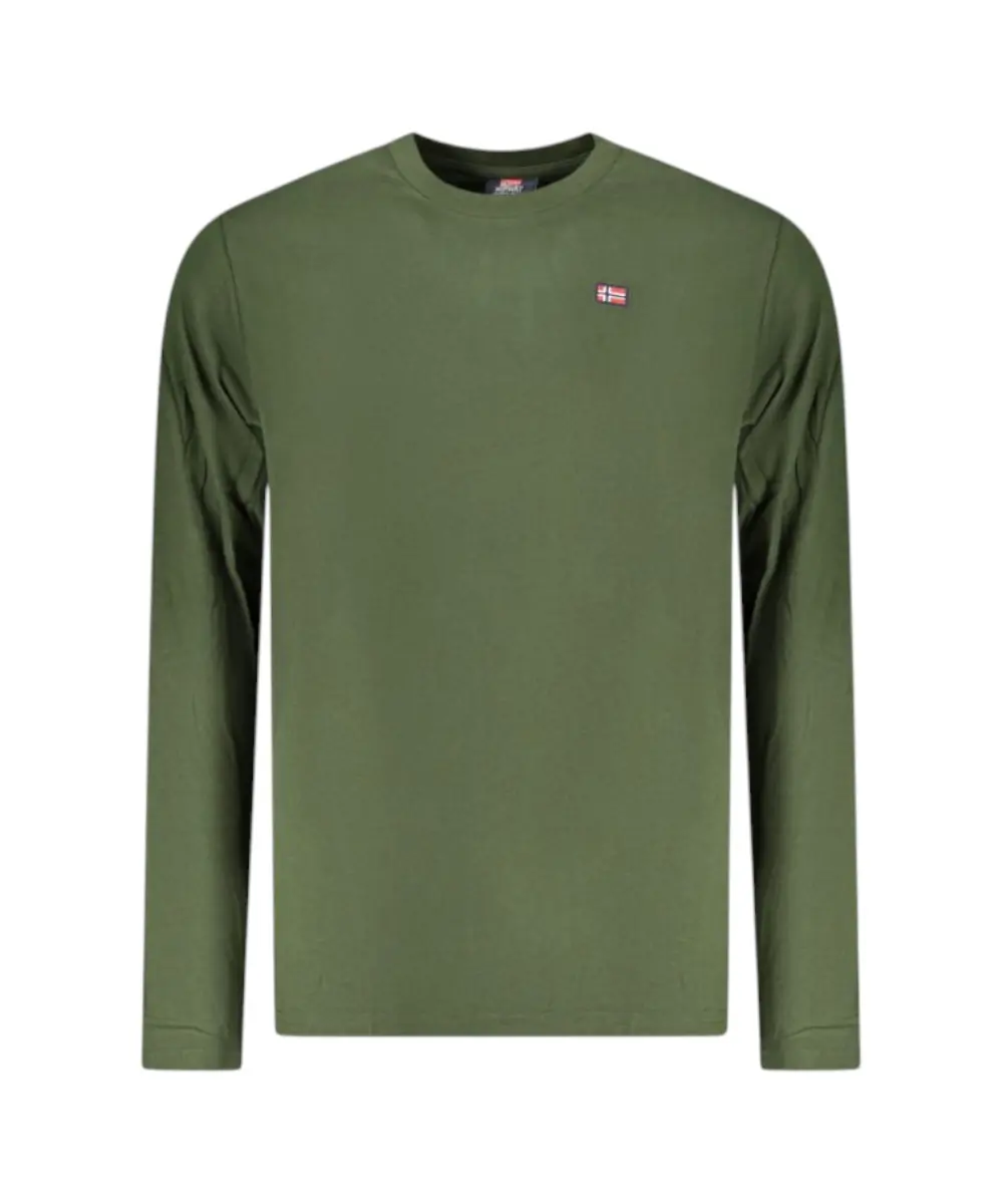 Scuola Nautica Italiana - Ανδρικό T-shirt Μακρυμάνικο 856072-ARMY Χακί