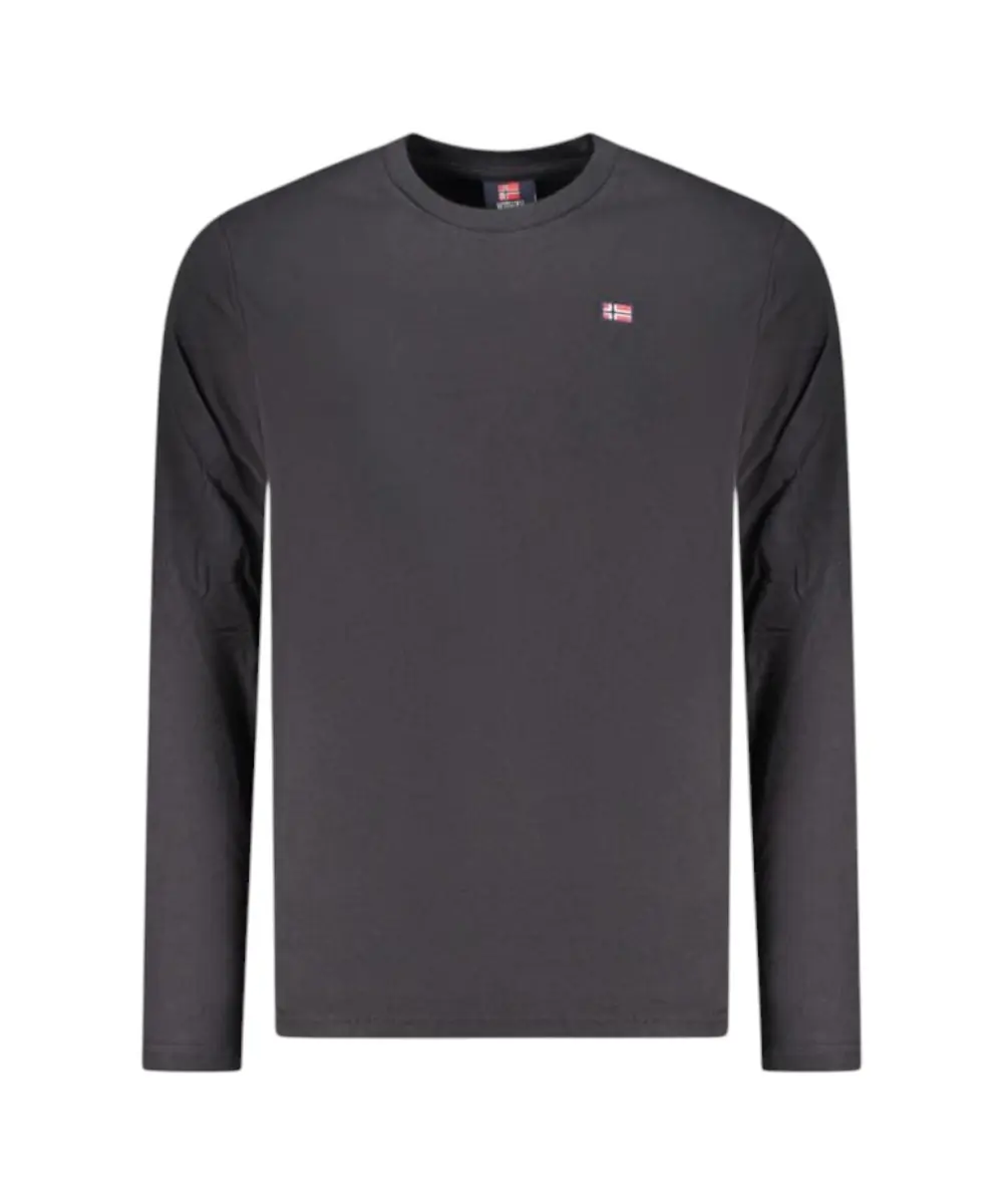 Scuola Nautica Italiana - Ανδρικό T-shirt Μακρυμάνικο 856072-BLACK Μαύρο