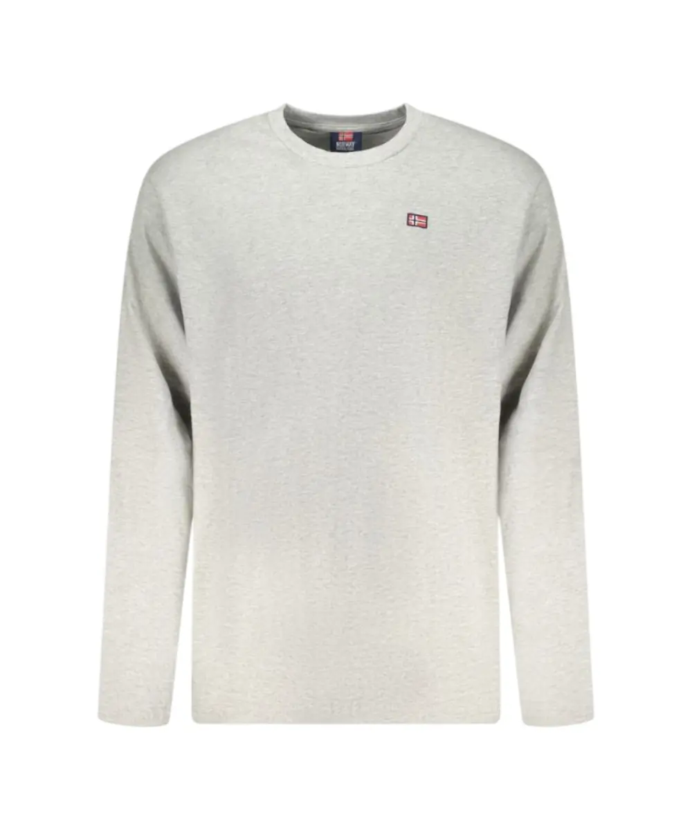 Scuola Nautica Italiana - Ανδρικό T-shirt Μακρυμάνικο 856072-GREYME Γκρι