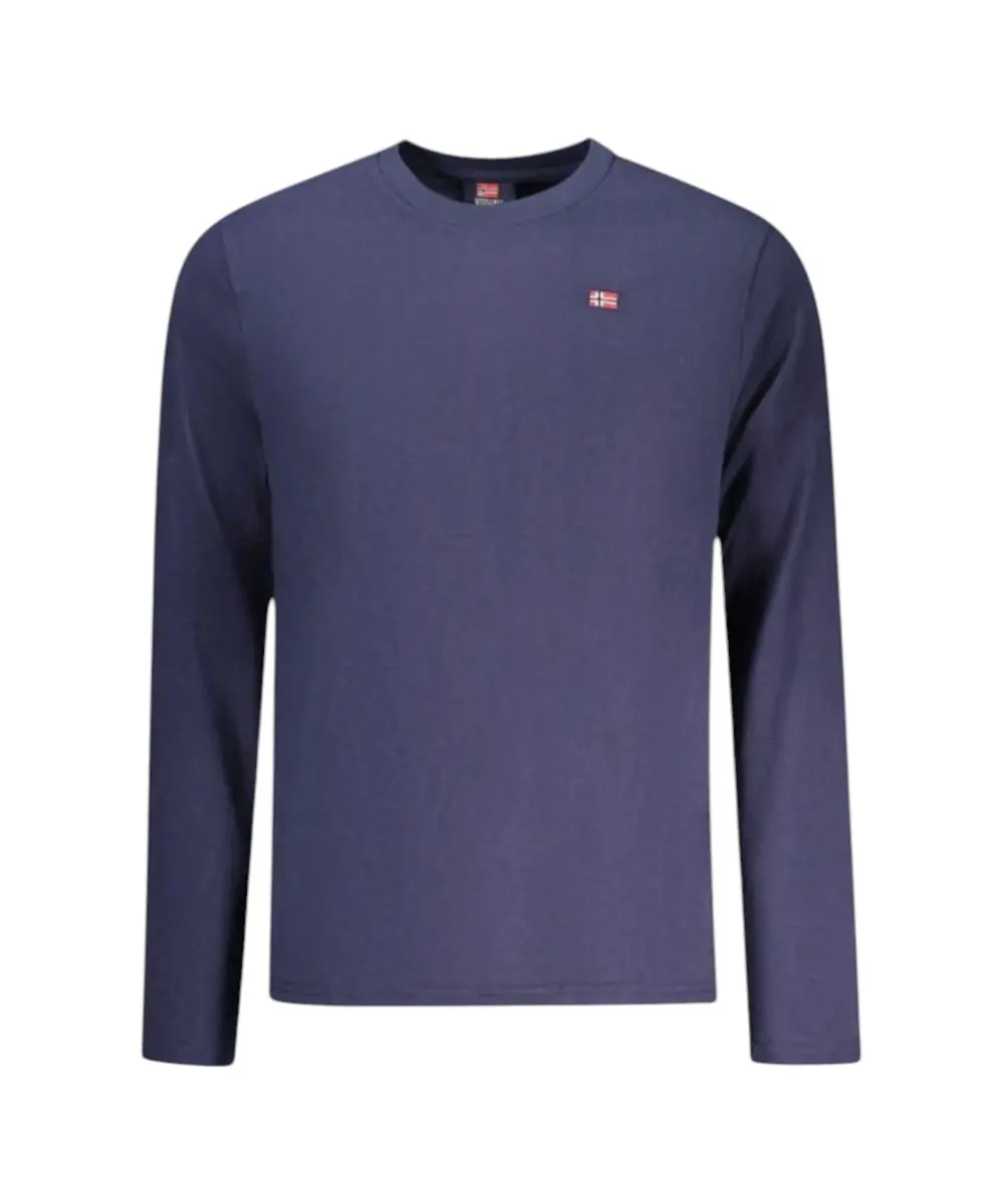 Scuola Nautica Italiana - Ανδρικό T-shirt Μακρυμάνικο 856072-NAVY Μπλε Ναυτικό