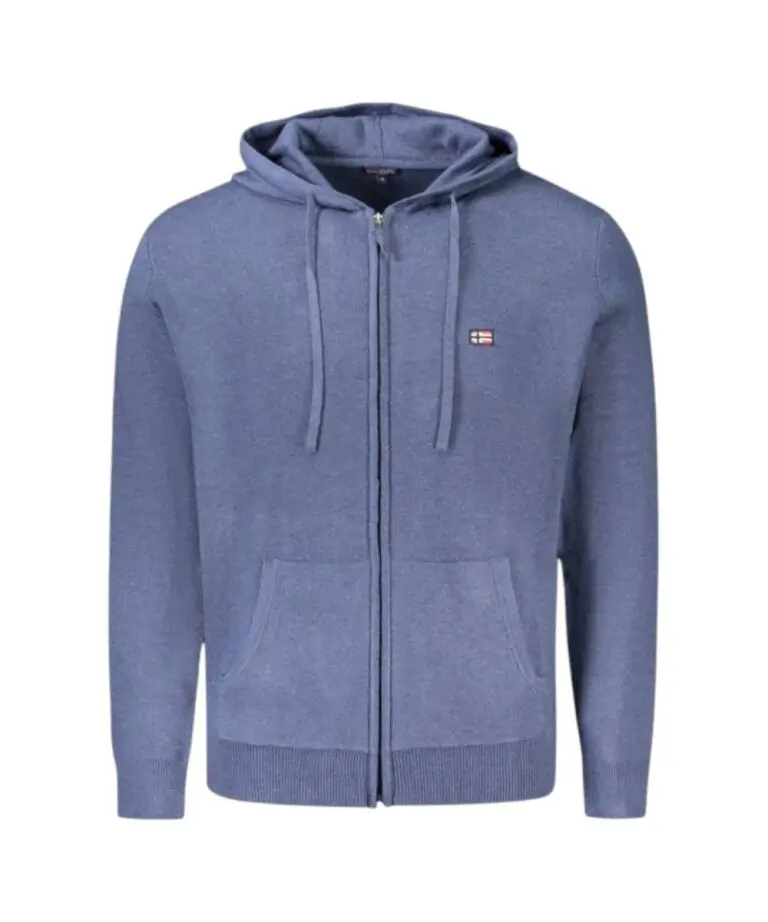 Scuola Nautica Italiana - Ανδρικό Πουλόβερ Με Φερμουάρ 843105-DENIM Μπλε
