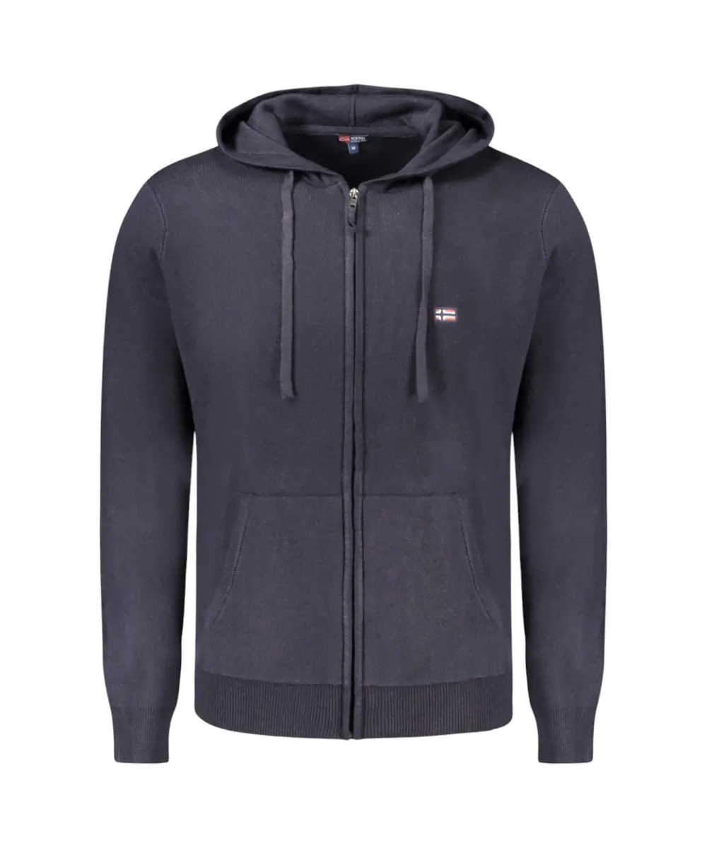 Scuola Nautica Italiana - Ανδρικό Πουλόβερ Με Φερμουάρ 843105-NAVY Μπλε Ναυτικό