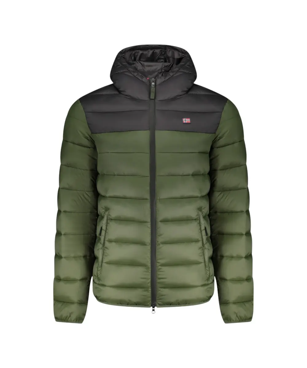 Scuola Nautica Italiana - Ανδρικό Χειμωνιάτικο Μπουφάν Puffer 859134-ARMY Πράσινο