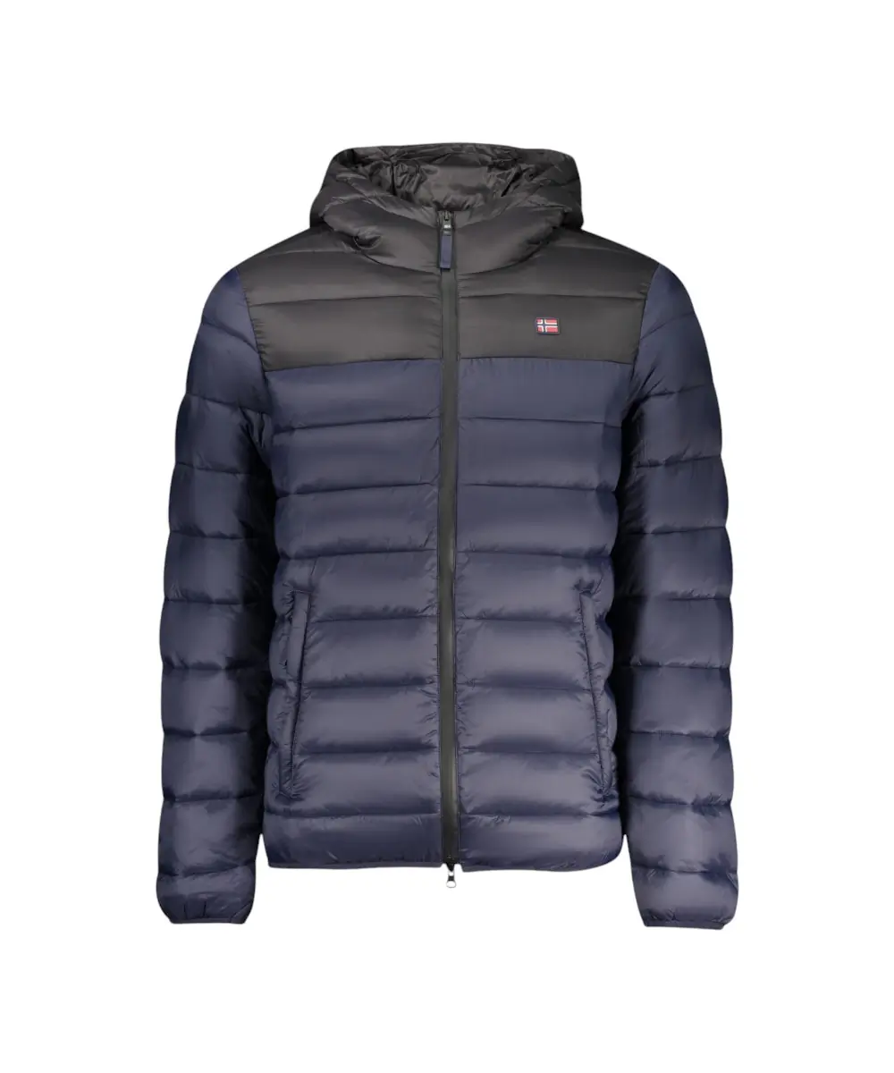 Scuola Nautica Italiana - Ανδρικό Χειμωνιάτικο Μπουφάν Puffer 859134-NAVYRO Μπλε Σκούρο