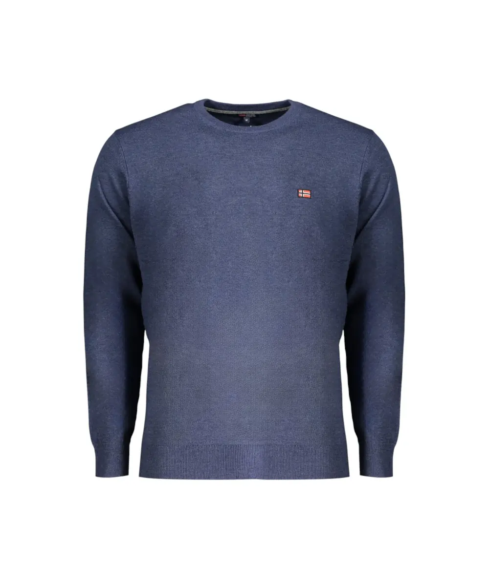Scuola Nautica Italiana - Ανδρικό πουλόβερ Crewneck 833101-DENIM Μπλε