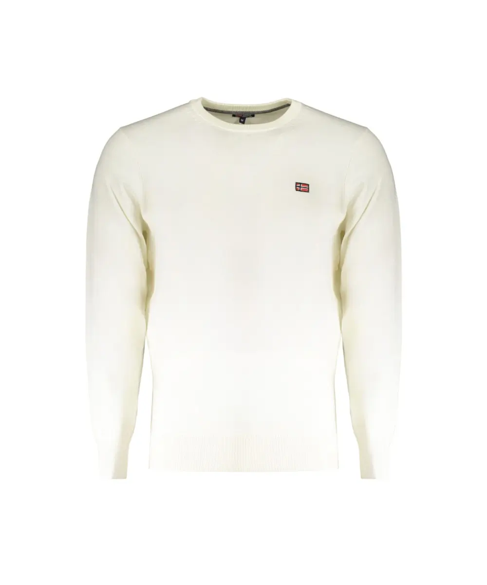 Scuola Nautica Italiana - Ανδρικό πουλόβερ Crewneck 833101-ECRU Εκρού