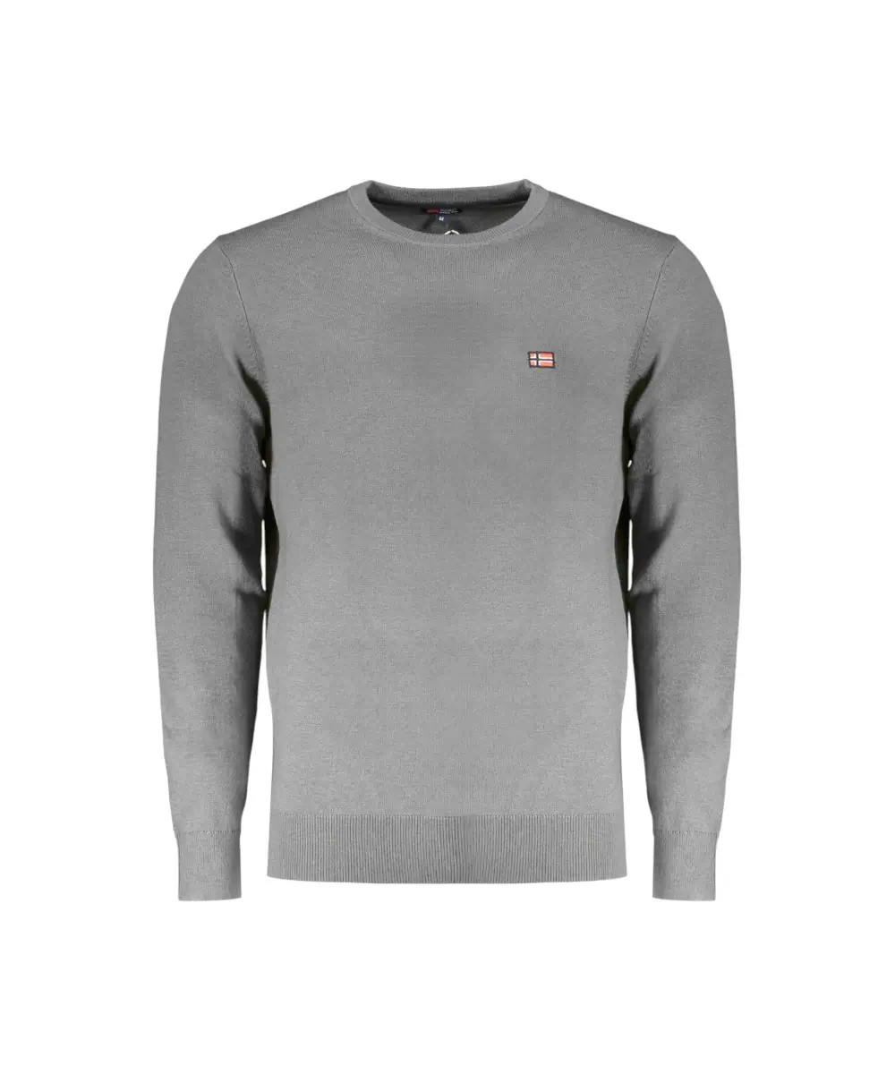 Scuola Nautica Italiana - Ανδρικό πουλόβερ Crewneck 833101-FUMO Γκρι