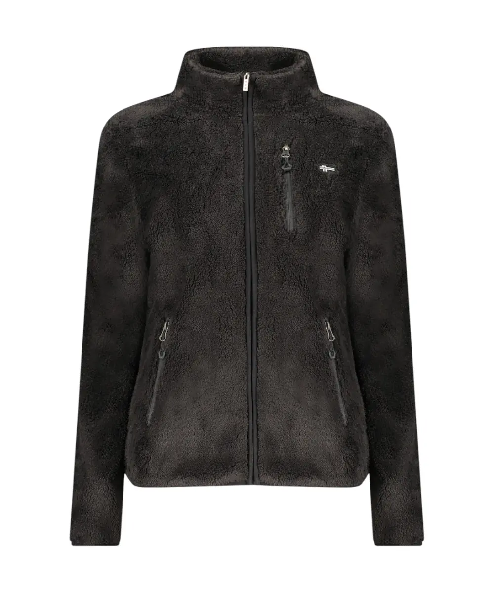 Scuola Nautica Italiana - Γυναικεία Ζακέτα Φούτερ Fleece 849909-BLACK Μαύρο