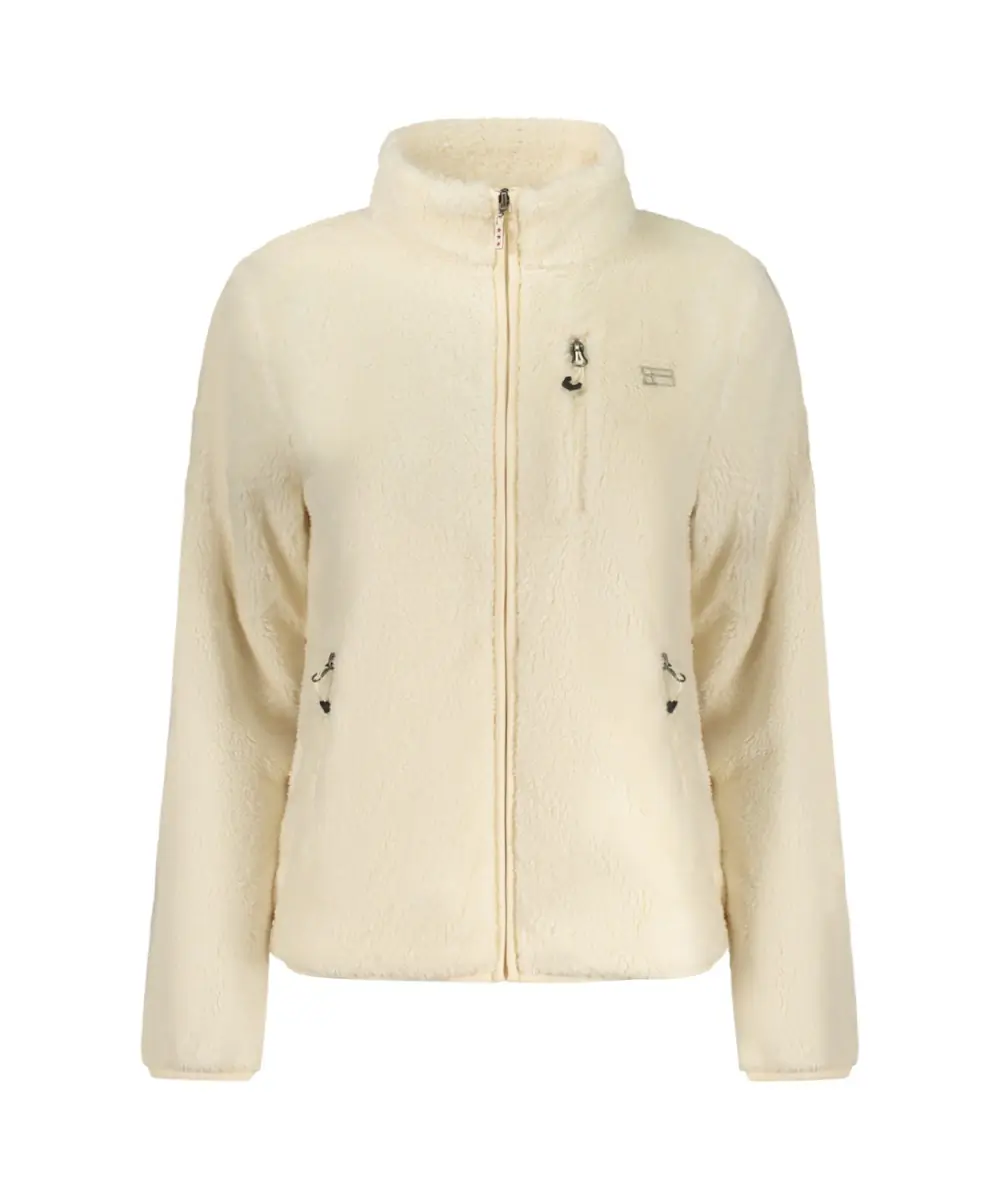 Scuola Nautica Italiana - Γυναικεία Ζακέτα Φούτερ Fleece 849909-OFFWHI Λευκό