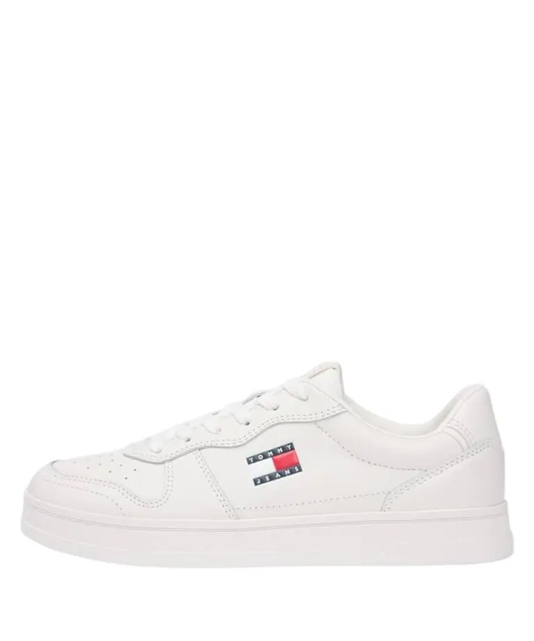 Tommy Hilfiger - Γυναικεία Sneakers The Greenwich Leather EN0EN03006-YBL Εκρού