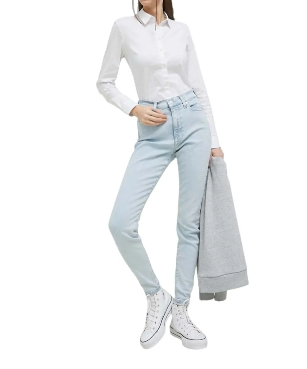 Tommy Hilfiger - Γυναικείο Jean Th Skinny Fit Sylvia DW0DW15512-1AB Γαλάζιο