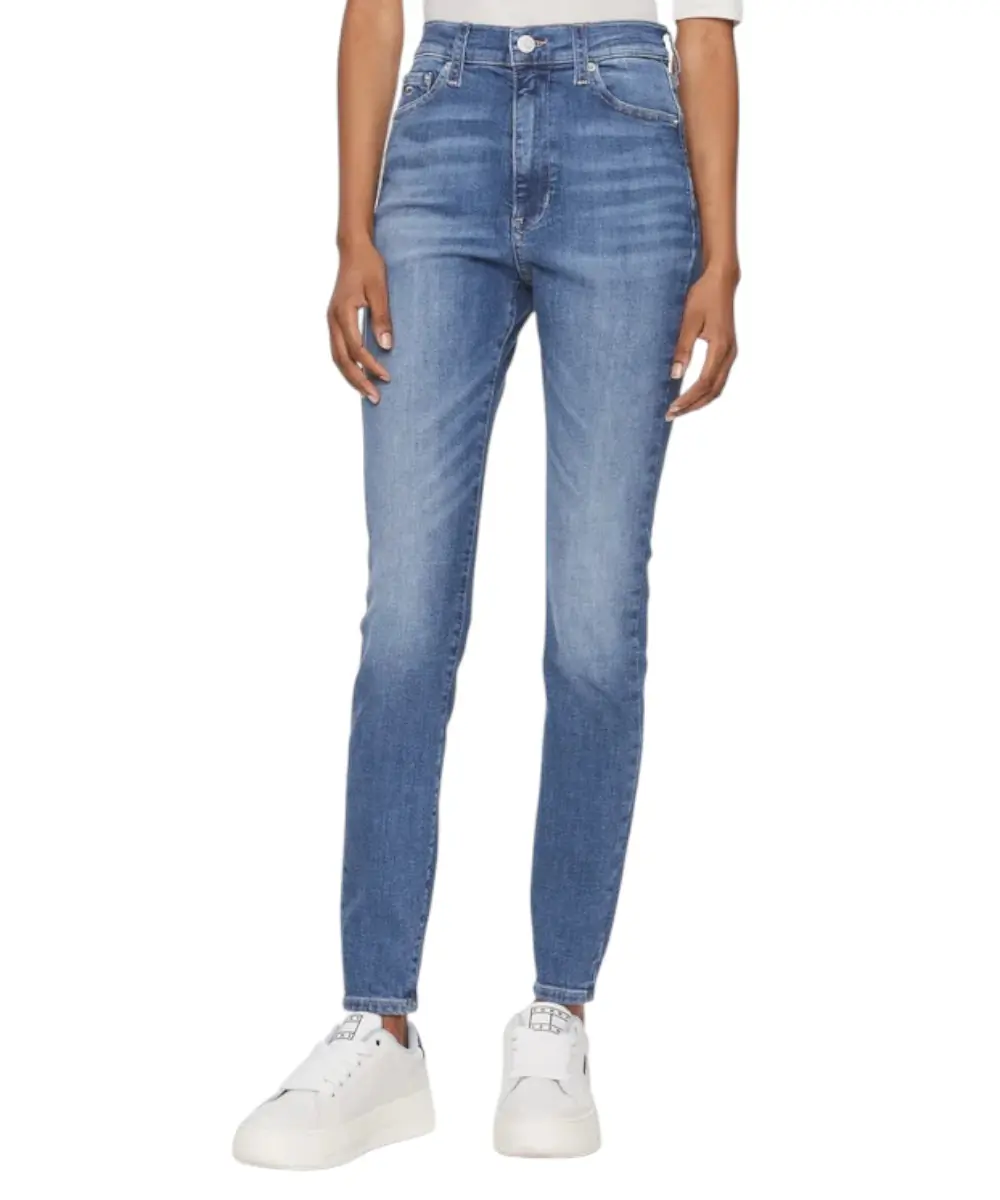 Tommy Hilfiger - Γυναικείο Jean Th Sylvia Hgh Sskn Skinny Fit DW0DW17162-1A5 Μπλε