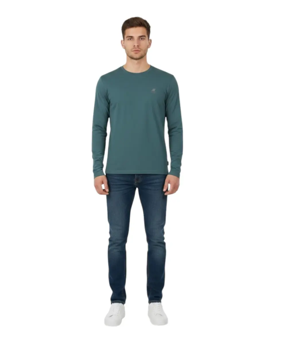 U.S. Grand Polo - Ανδρικό T-Shirt Με Λογότυπο Paguro AU02834-A12500 Πετρόλ