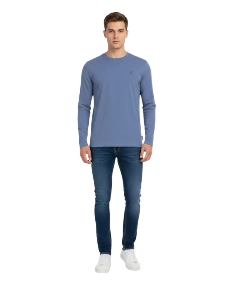 U.S. Grand Polo - Ανδρικό T-Shirt Με Λογότυπο Paguro AU02834-A7400 Μπλε