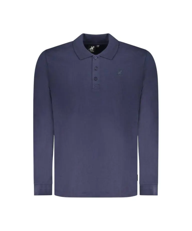 U.S. Grand Polo - Ανδρικό Μακρυμάνικο Polo T-Shirt Elenio AU02844-A2050 Μπλε Σκούρο
