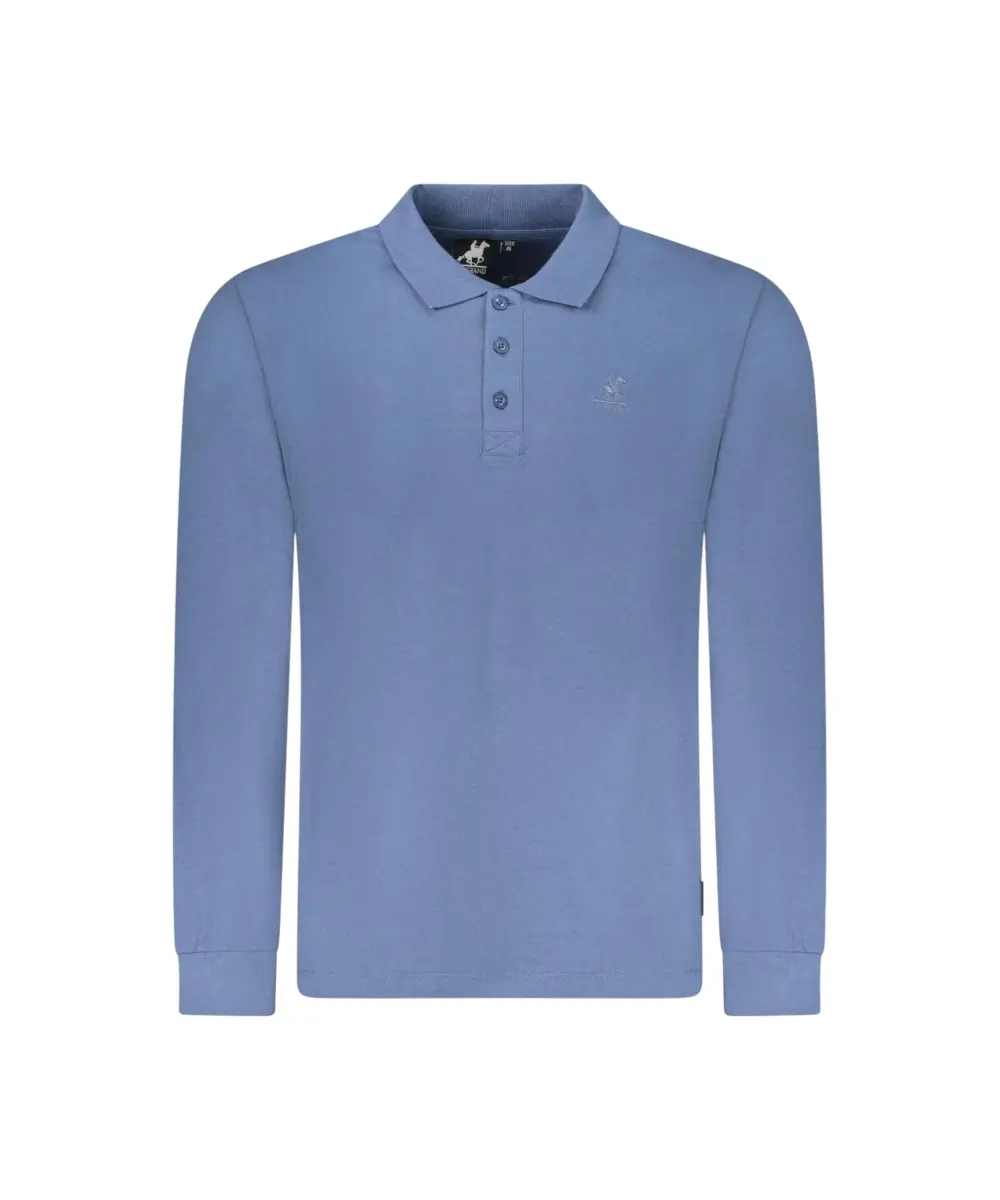 U.S. Grand Polo - Ανδρικό Μακρυμάνικο Polo T-Shirt Elenio AU02844-A7400 Μπλε