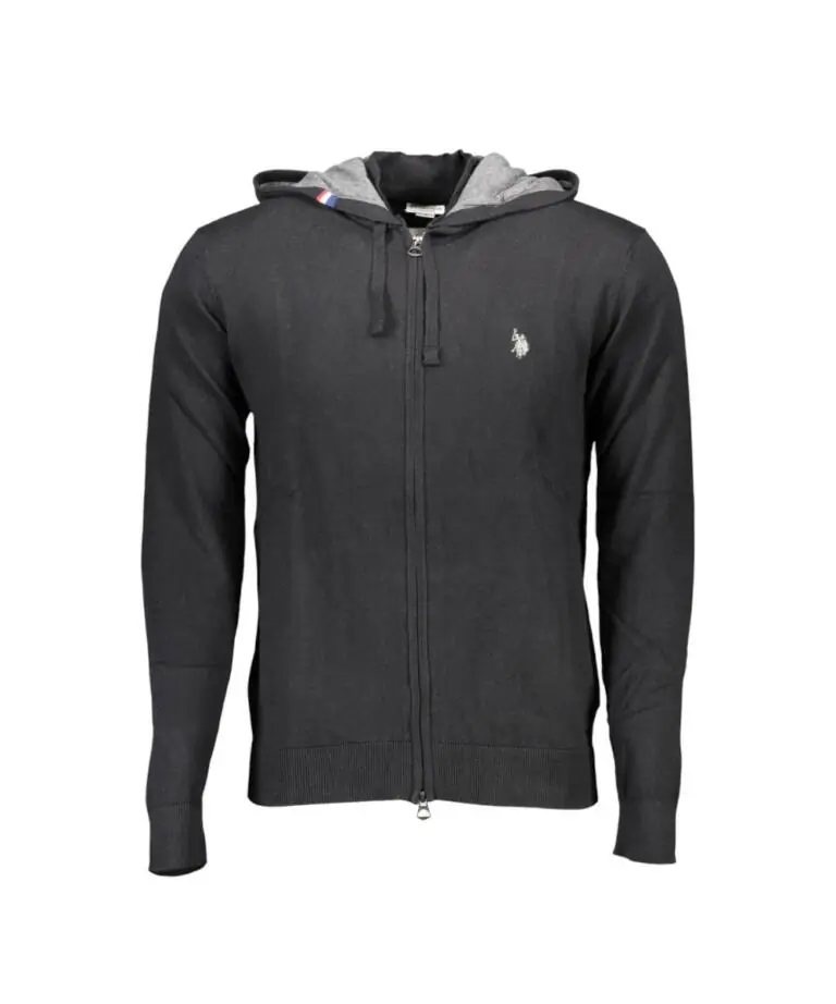 U.S. Polo Assn. - Ανδρική Ζακέτα Πουλόβερ 60912-48847-199 Μαύρο