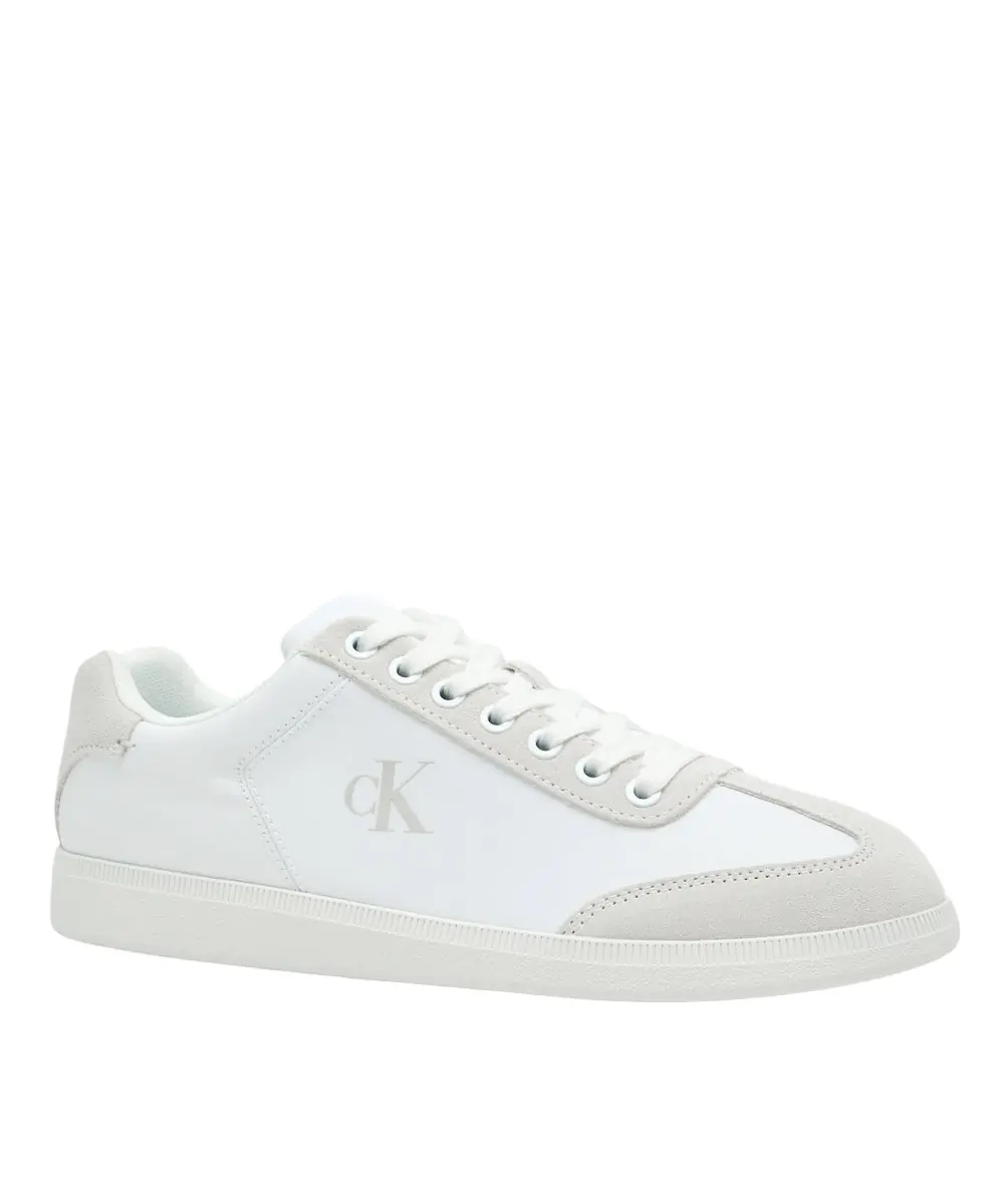 Calvin Klein - Ανδρικά Sneakers  Low Cupsole Laceup Su HM0HM02069-0K4 Λευκό