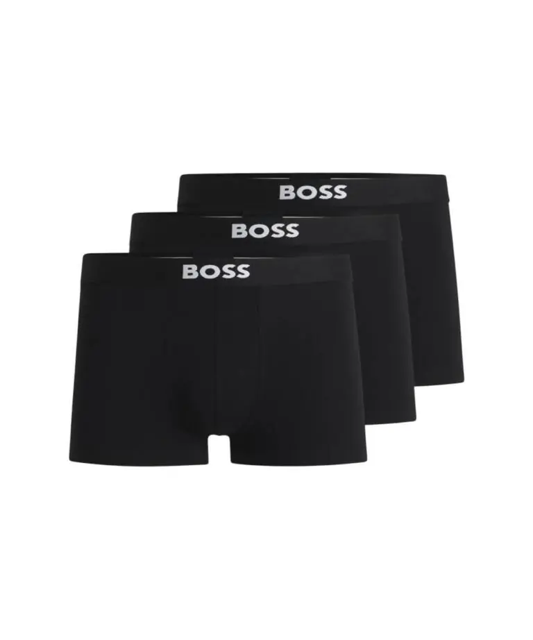 Hugo Boss - Ανδρικά Μποξεράκια Bold Bodywear 3Pack 50544263-001 Μαύρο