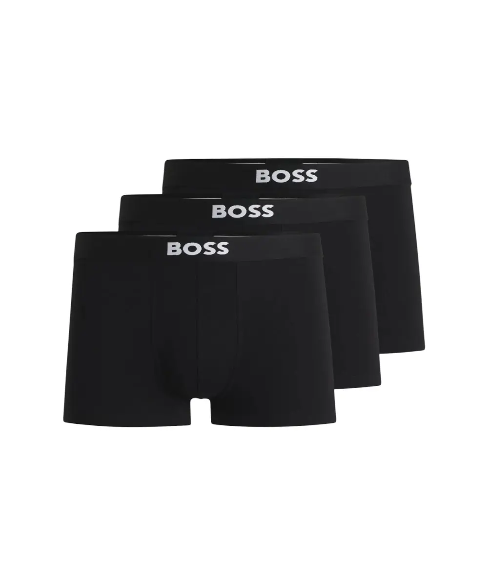 Hugo Boss - Ανδρικά Μποξεράκια Bold Bodywear 3Pack 50544263-001 Μαύρο