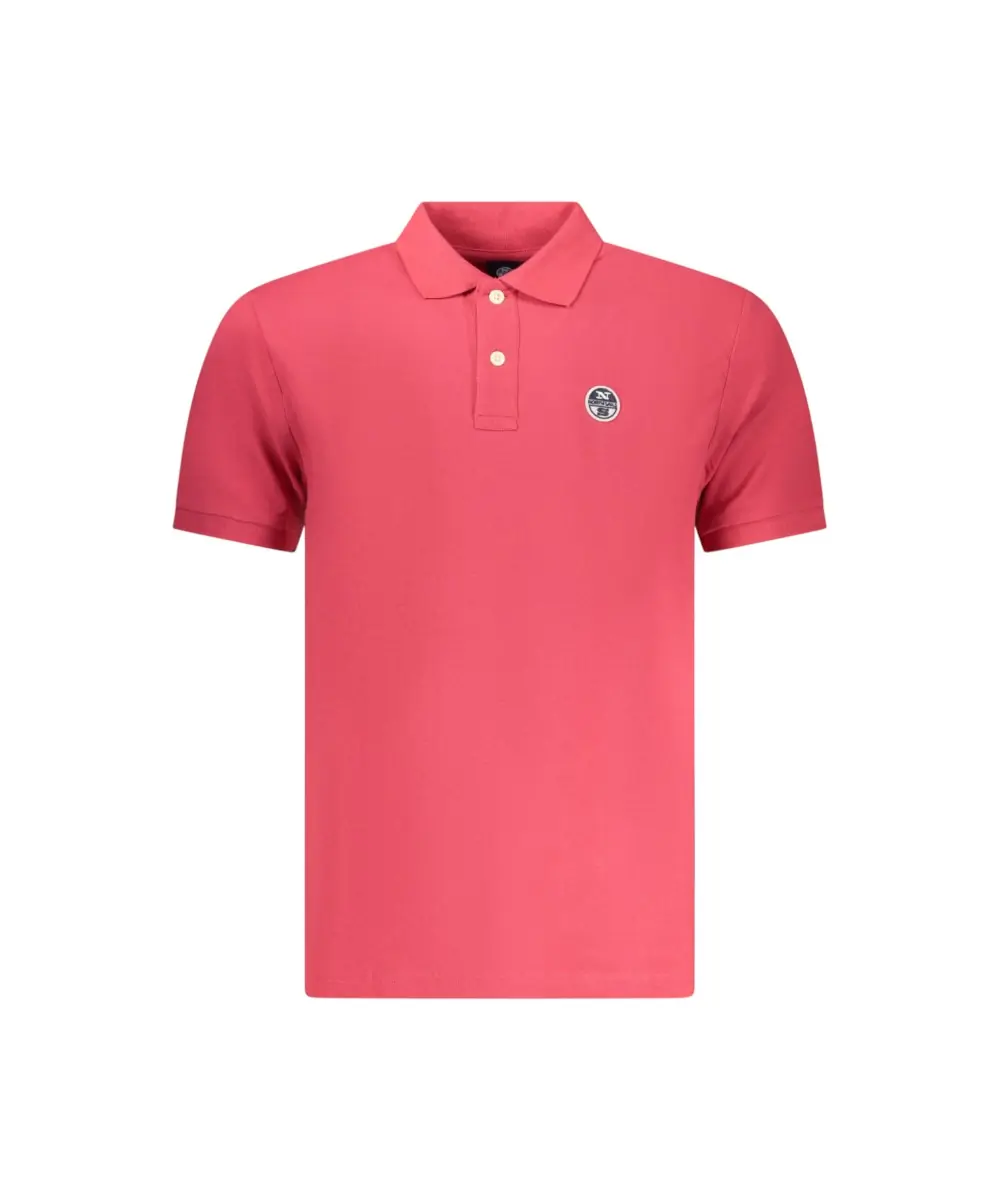 North Sails - Ανδρικό T-shirt Κοντομάνικο Polo 995000-000-0229 Ροζ