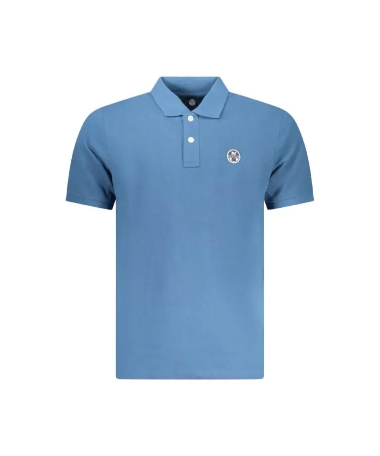 North Sails - Ανδρικό T-shirt Κοντομάνικο Polo 995000-000-0776 Μπλε Του Ουρανού