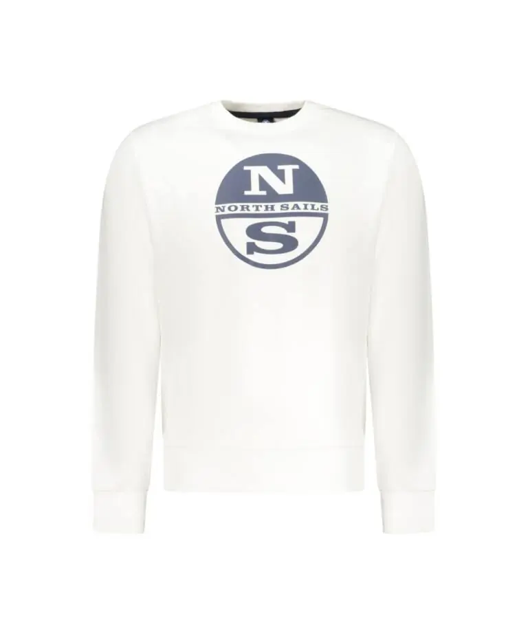 North Sails- Ανδρικό Φούτερ Hoodie Regular Fit 993036-000-0101 Λευκό