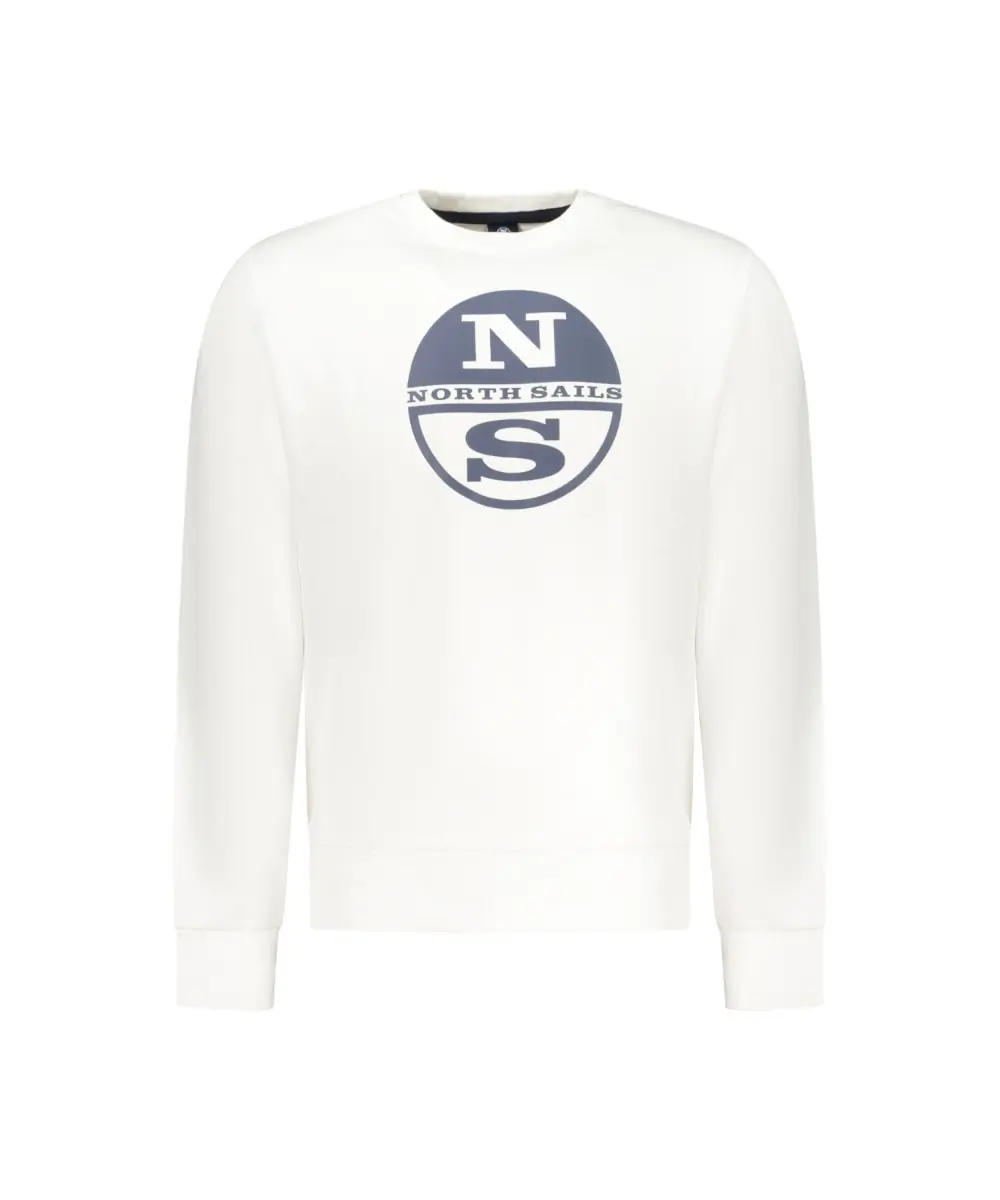 North Sails- Ανδρικό Φούτερ Hoodie Regular Fit 993036-000-0101 Λευκό