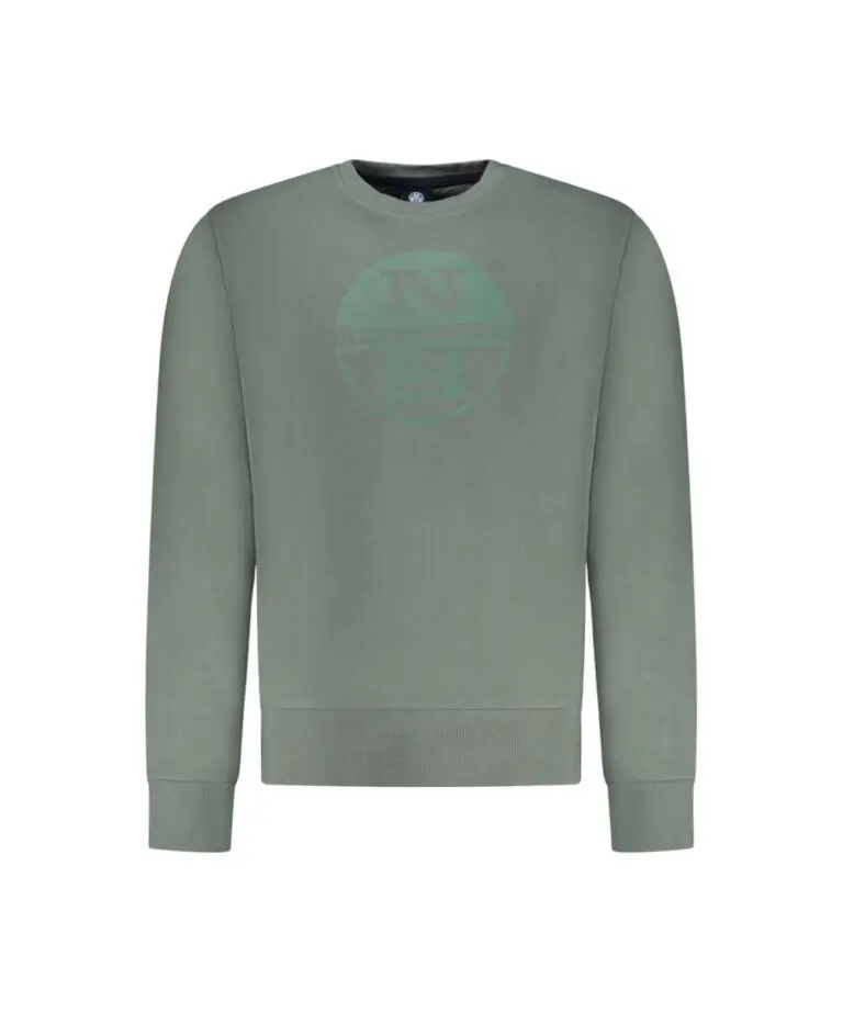 North Sails- Ανδρικό Φούτερ Hoodie Regular Fit 993036-000-0419 Πράσινο