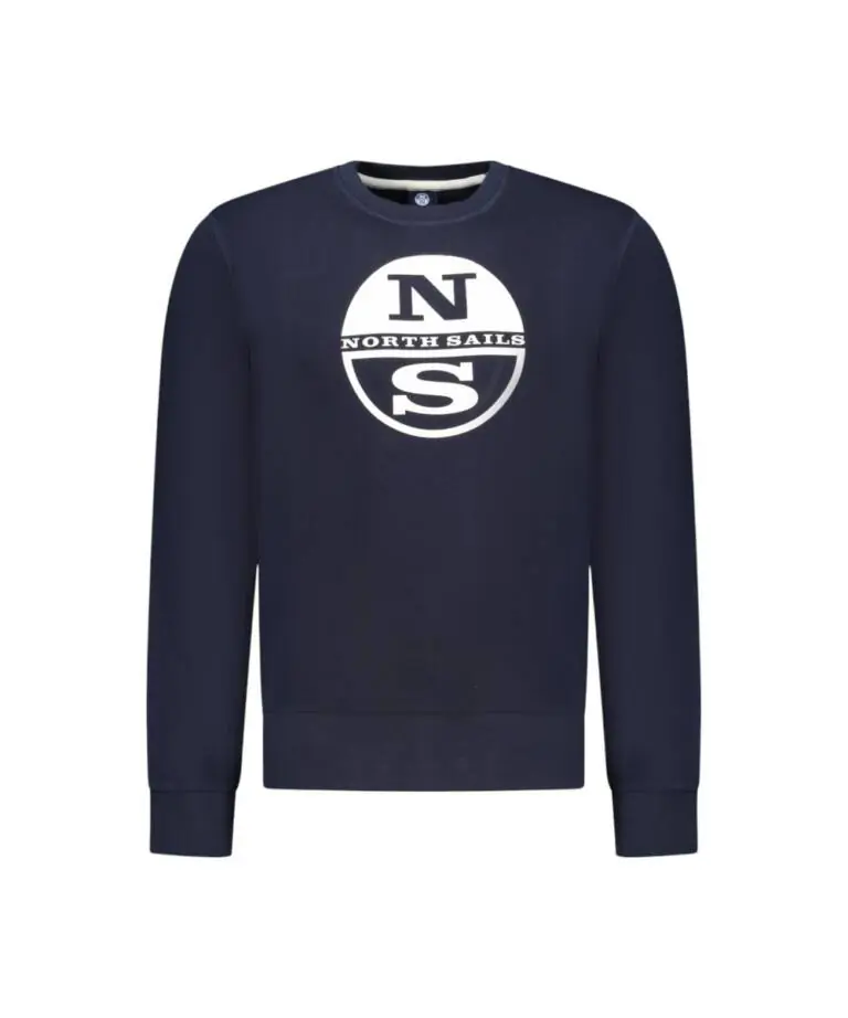 North Sails- Ανδρικό Φούτερ Hoodie Regular Fit 993036-000-0802 Μπλε Ναυτικό