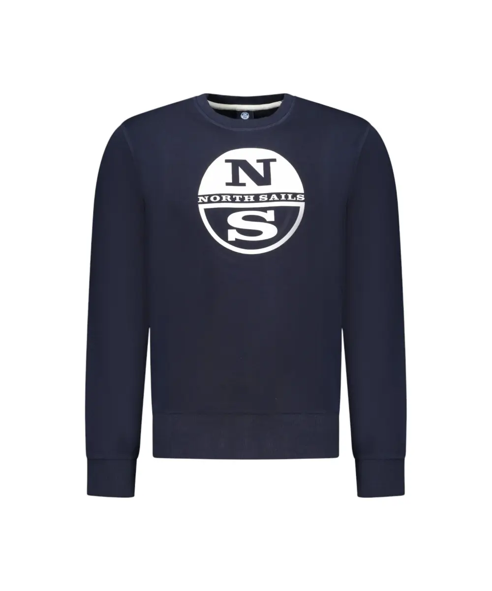 North Sails- Ανδρικό Φούτερ Hoodie Regular Fit 993036-000-0802 Μπλε Ναυτικό