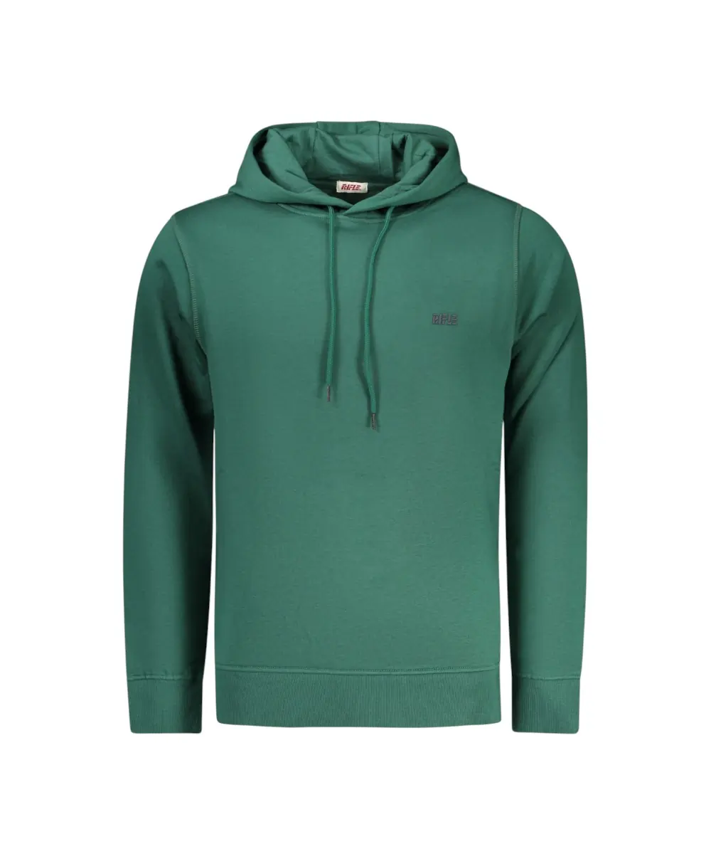 Rifle Jeans - Ανδρική Μπλούζα Φούτερ Regular Fit RFF017-VERDE Πράσινο