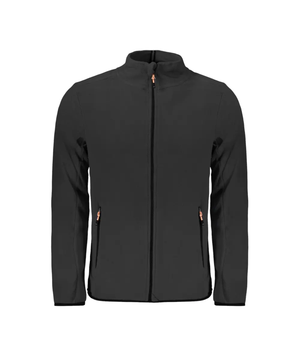 Scuola Nautica Italiana - Ανδρική Ζακέτα Φούτερ Fleece 849543-BLACK Μαύρο