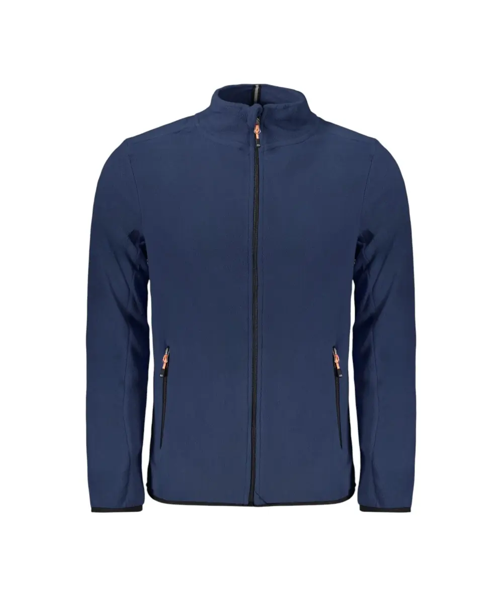 Scuola Nautica Italiana - Ανδρική Ζακέτα Φούτερ Fleece 849543-NAVY Μπλε Ναυτικό
