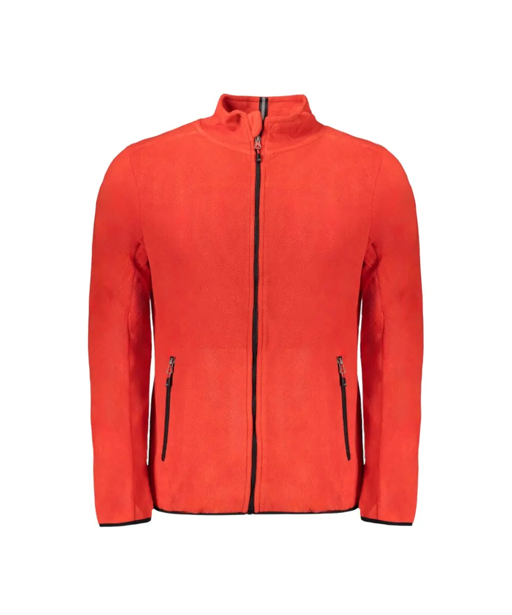 Scuola Nautica Italiana - Ανδρική Ζακέτα Φούτερ Fleece 849543-REDRAC Κόκκινο
