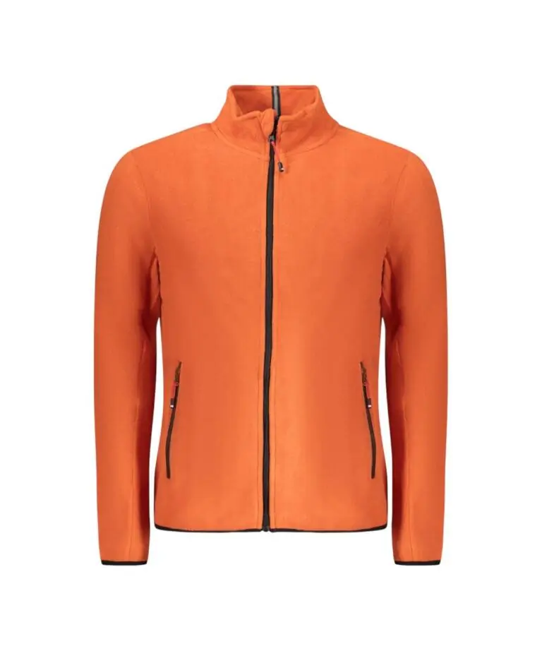Scuola Nautica Italiana - Ανδρική Ζακέτα Φούτερ Fleece 849543-RUSTY Πορτοκαλί