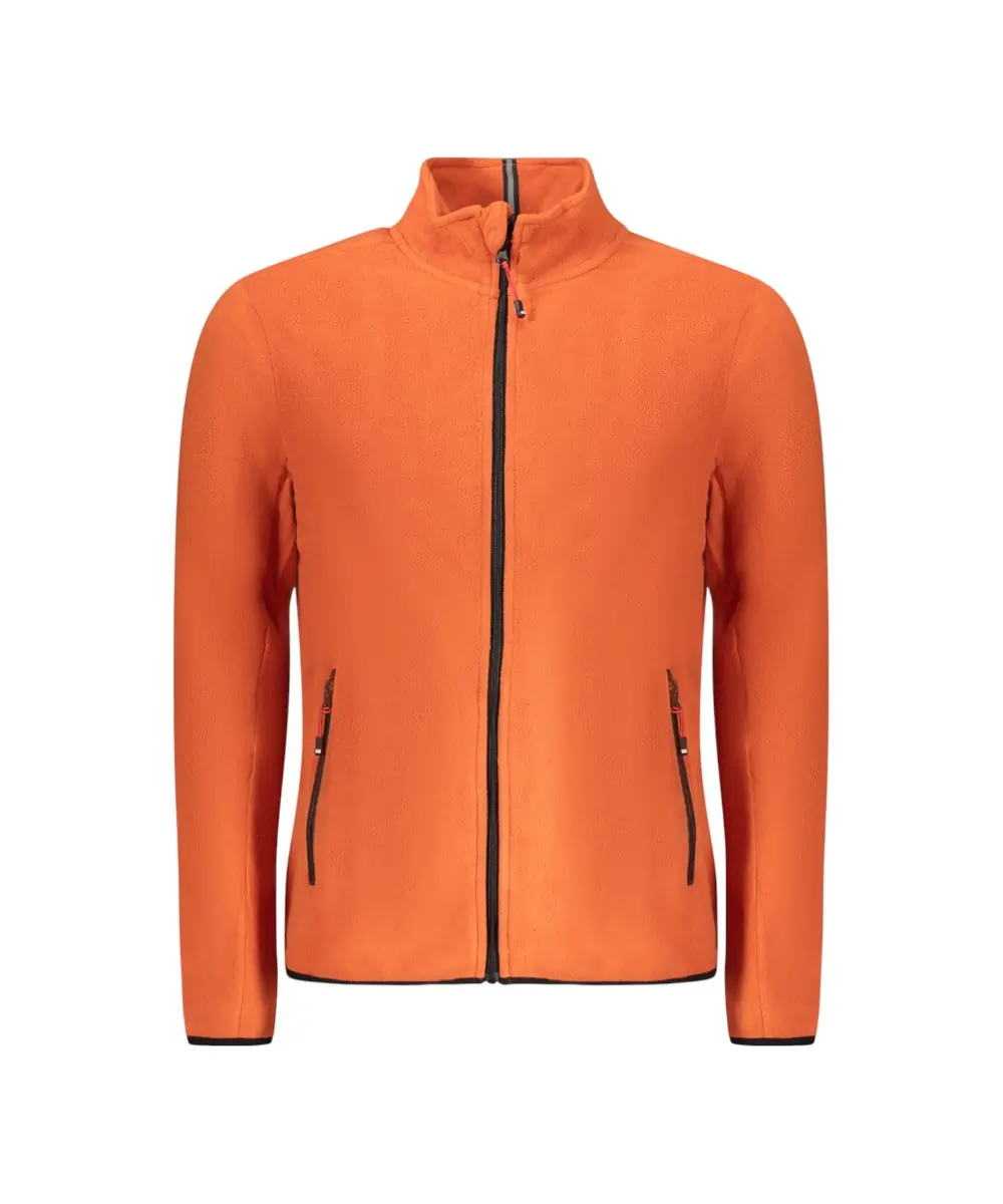 Scuola Nautica Italiana - Ανδρική Ζακέτα Φούτερ Fleece 849543-RUSTY Πορτοκαλί