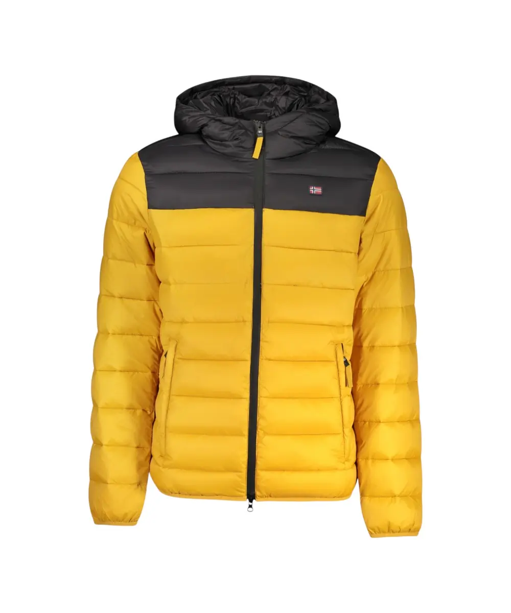 Scuola Nautica Italiana - Ανδρικό Χειμωνιάτικο Μπουφάν Puffer 859134-OCRA Κίτρινο