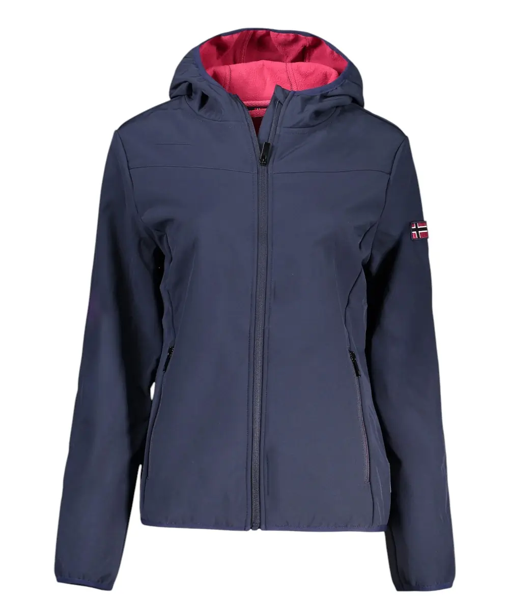 Scuola Nautica Italiana - Γυναικείο Μπουφάν Soft Shell 849644-NAVY Μπλε Ναυτικό