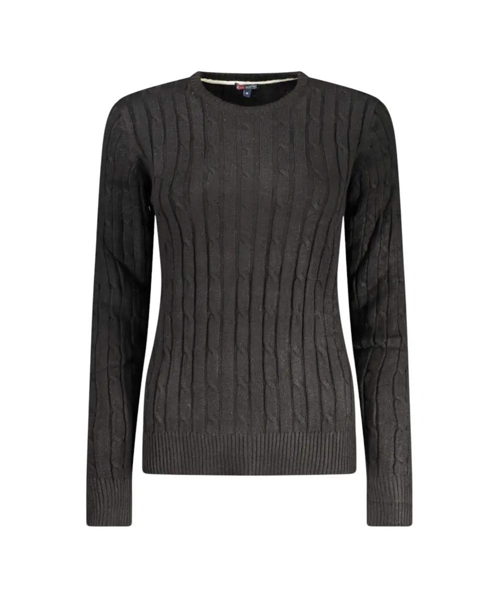 Scuola Nautica Italiana - Γυναικείο πουλόβερ Crewneck 853405-BLACK Μαύρο